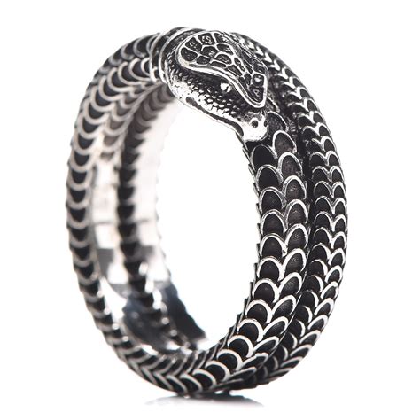 gucci garden silver snake ring|ghost gucci ring.